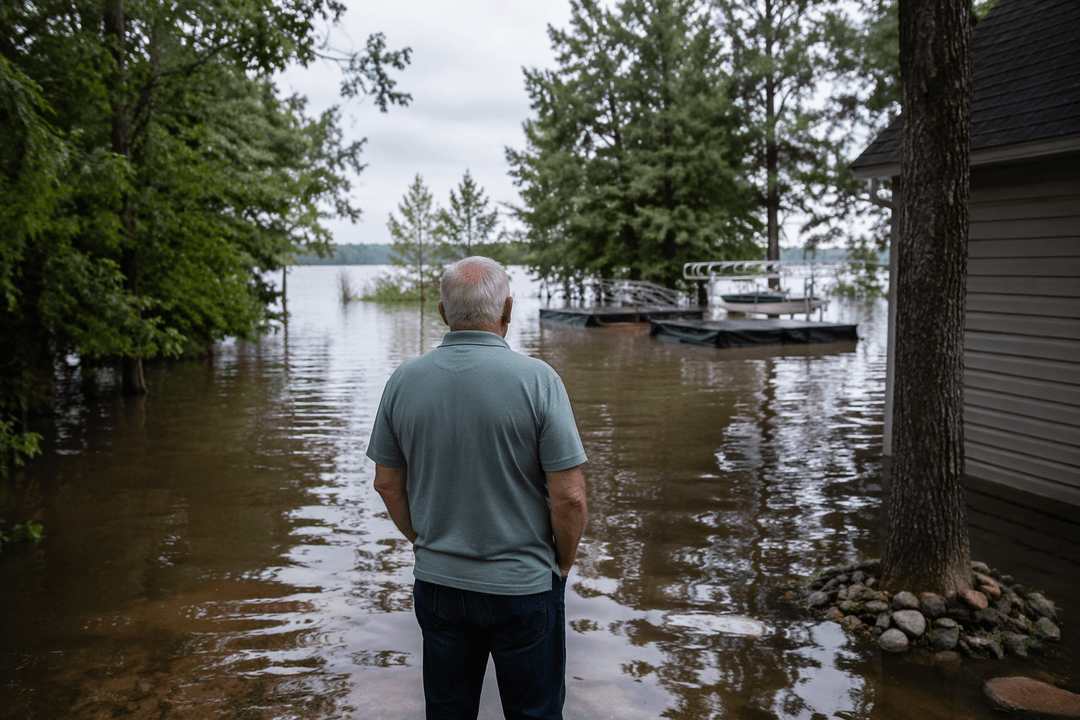 Cross Lake flooding leaves homeowners frustrated, property damaged for weeks