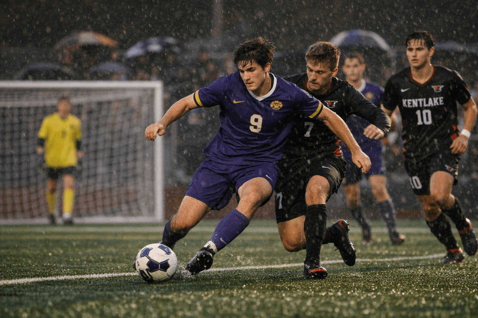Oak Harbor Hosts Kentlake in State Soccer Tournament Match
