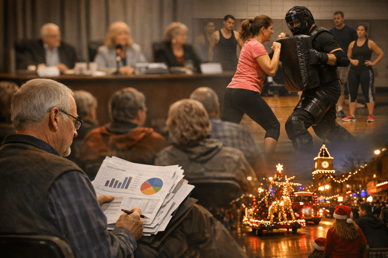 County residents weigh budgets, safety training, and holiday events