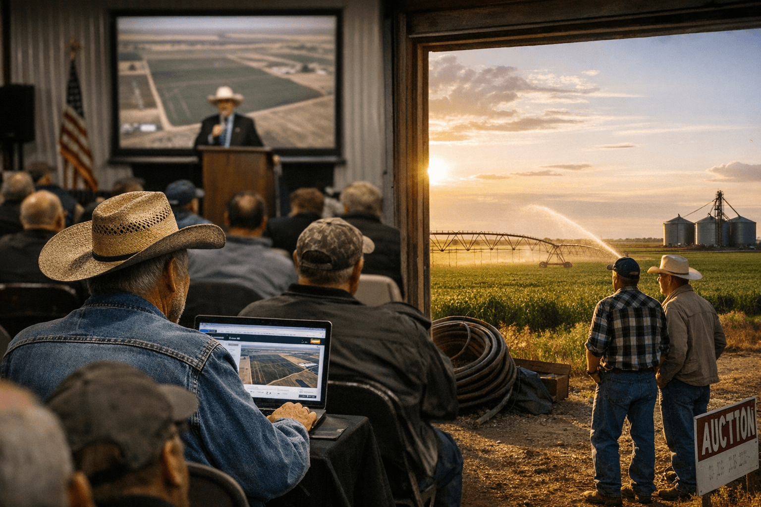 Online and Live Farm Auctions Reshape Logan County Land Market