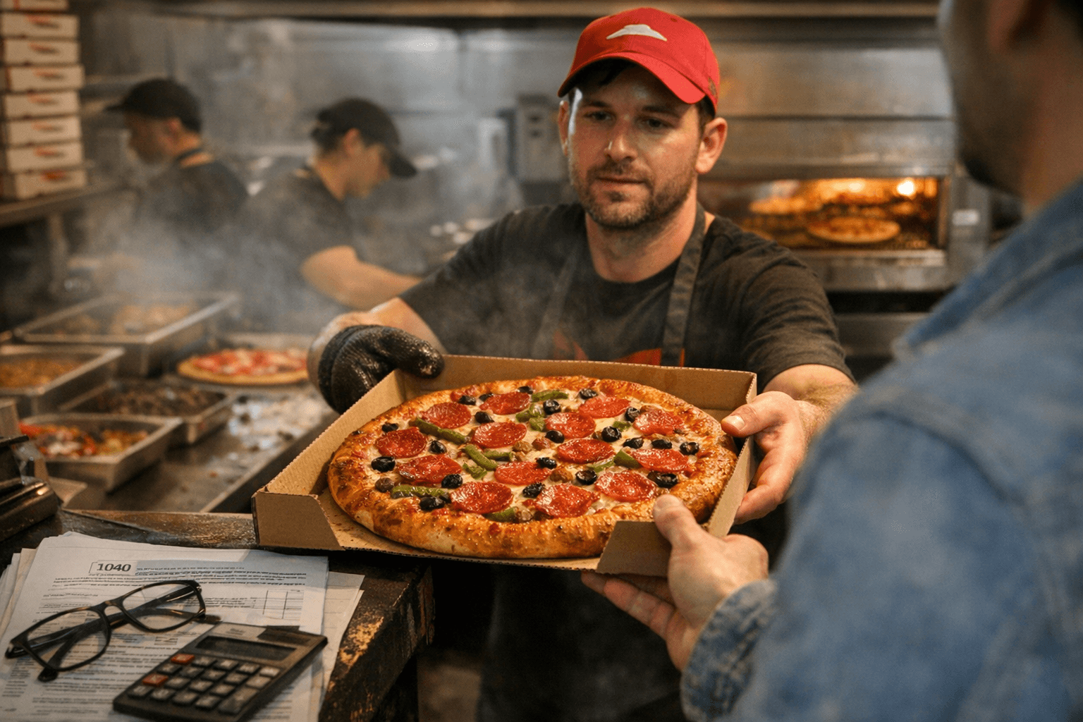 Pizza Hut offers $10 large three-topping pizza for Tax Day rush