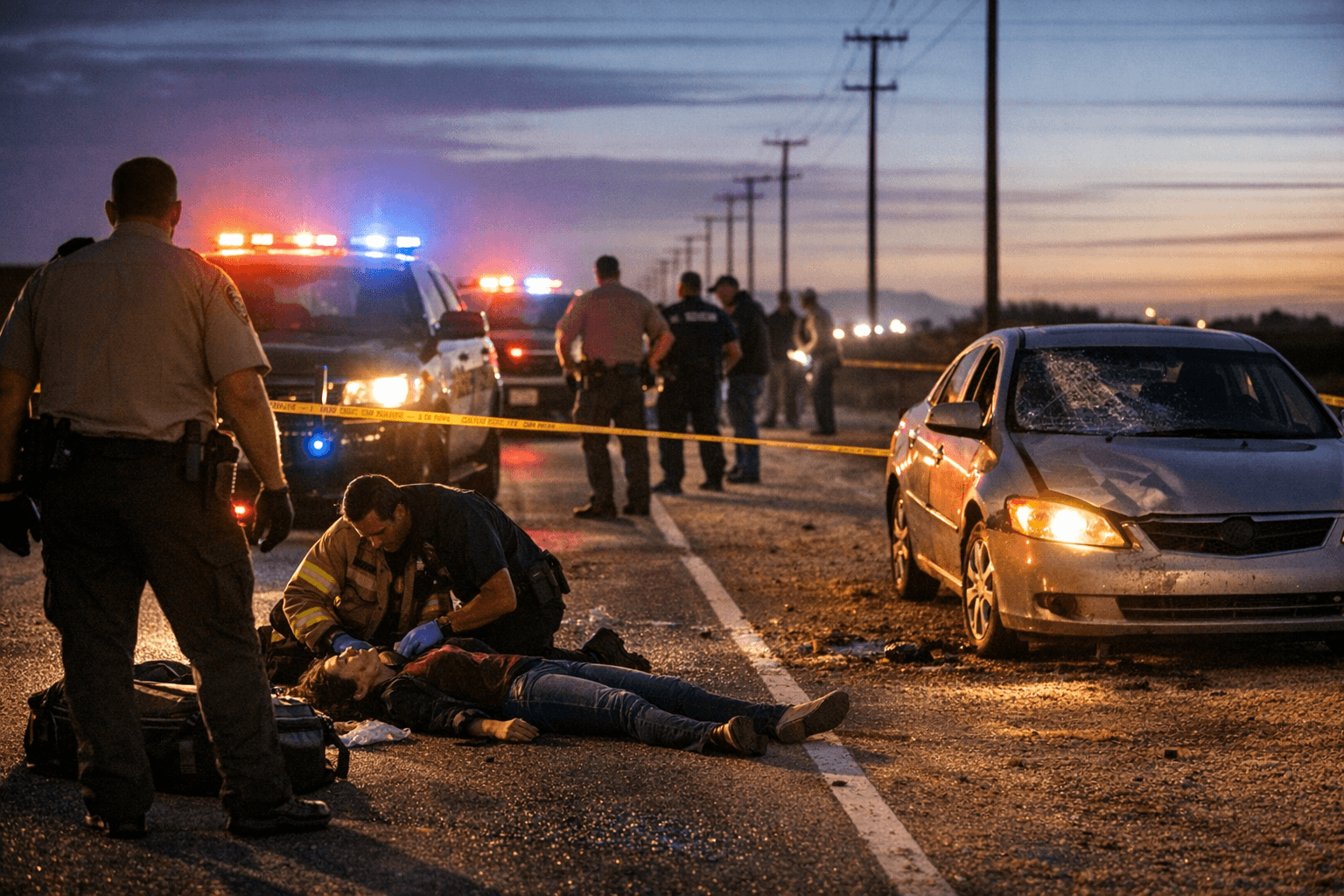 Pedestrian Seriously Injured After Evening Collision in Yuma County