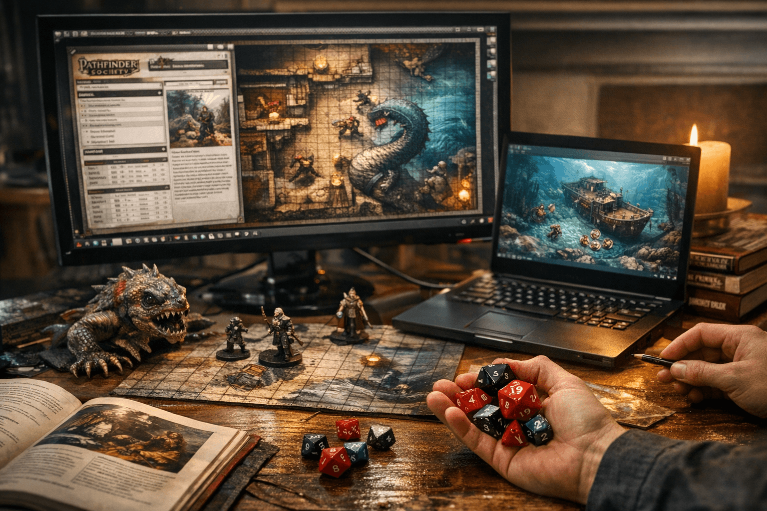 Fantasy Grounds Adds Multiple Pathfinder DLC Packages, Map Packs