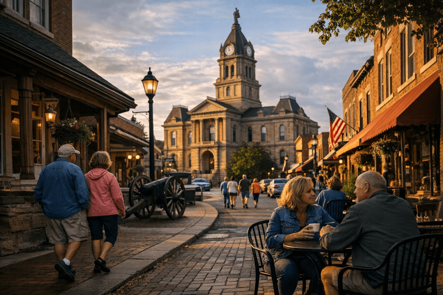 Millersburg Walking Loop Connects Courthouse, Museums, Shops and Cafes