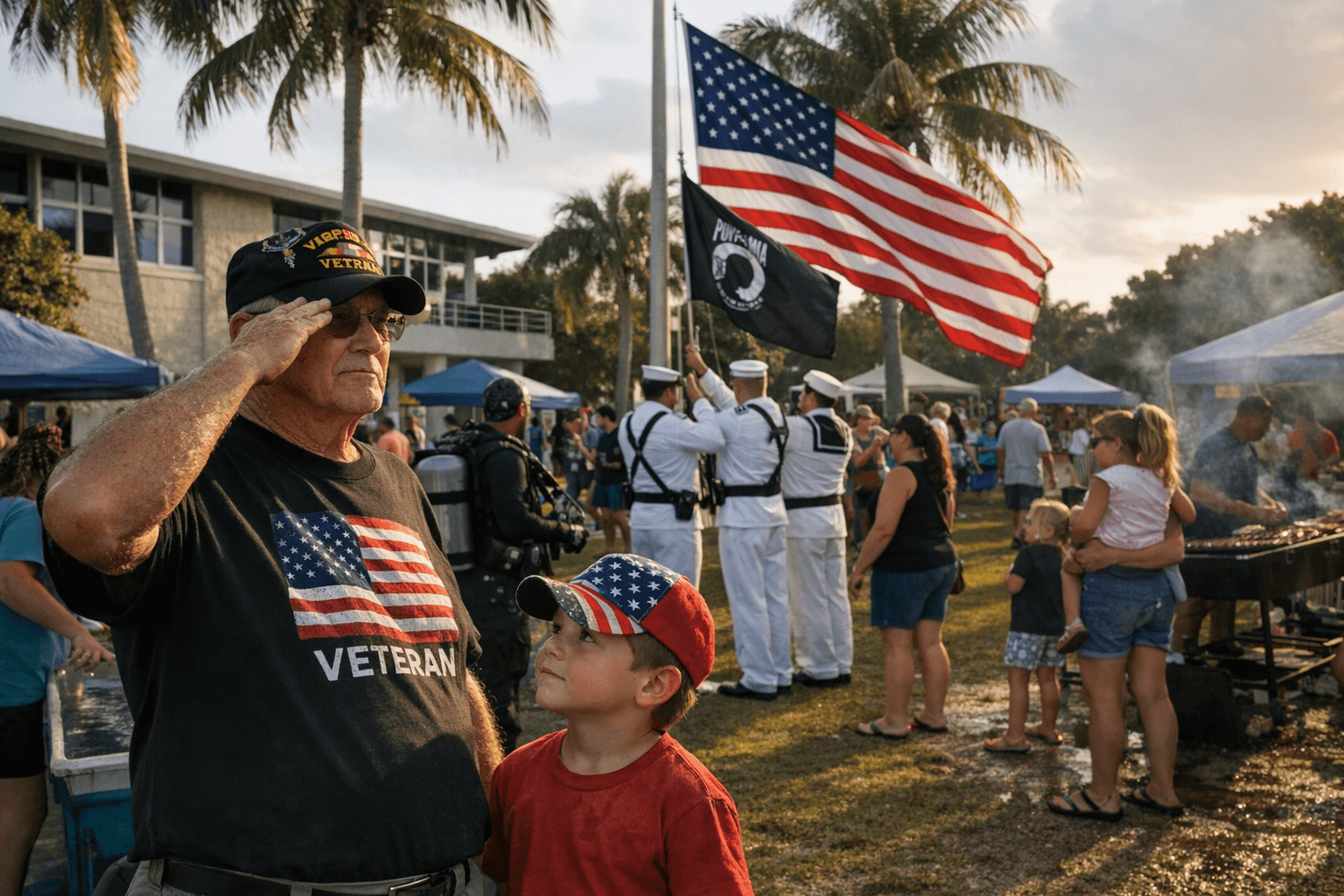 Community Day at College of the Florida Keys Draws Families, Honors Veterans