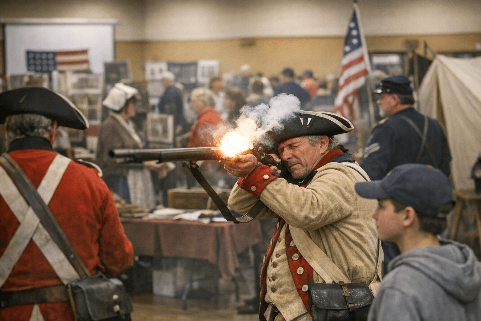 Prattville Kicks Off USA250 Celebration With History Displays, Live Reenactments