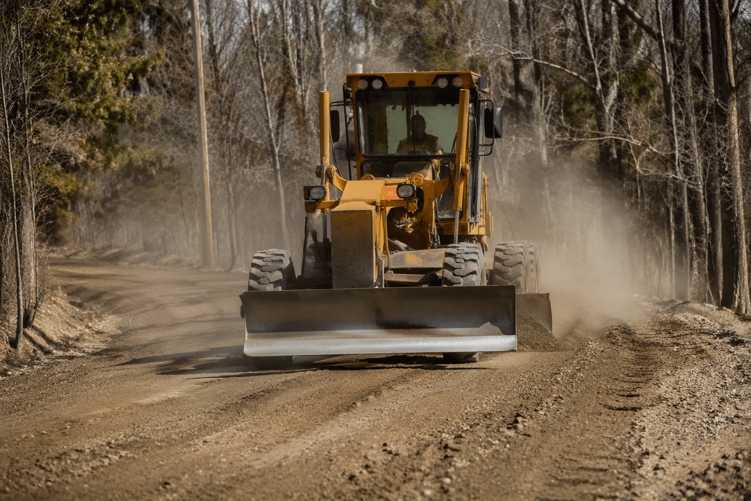 Newport road grading set for Webster, Moore, Maplewood drives, Monday work too