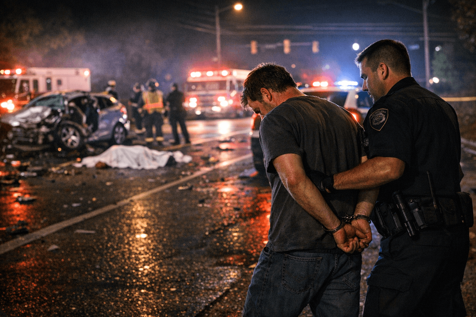 Man Arrested After Fatal Crash on Guilford College Road