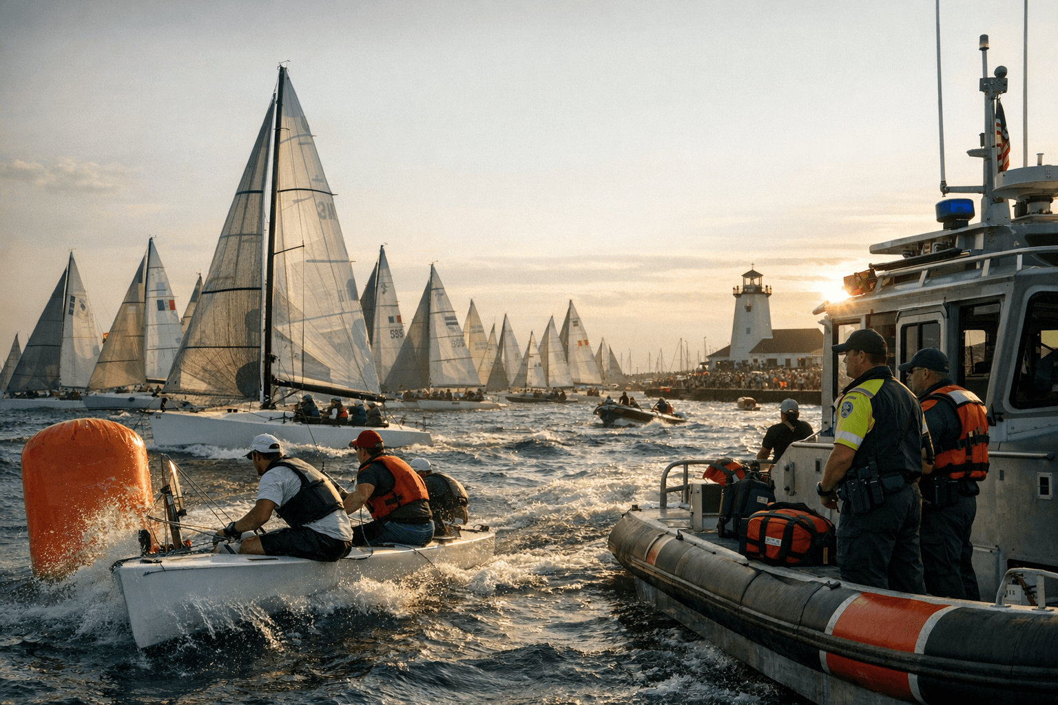 Harbor World Championships Open with Multiple Winners, Record Fleet Strains Local Services