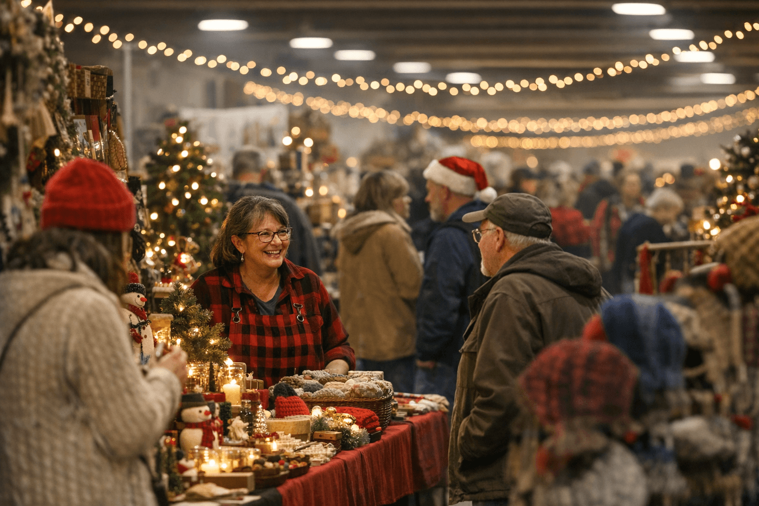 Holiday Bazaar at Fairgrounds Brings Local Crafts and Commerce