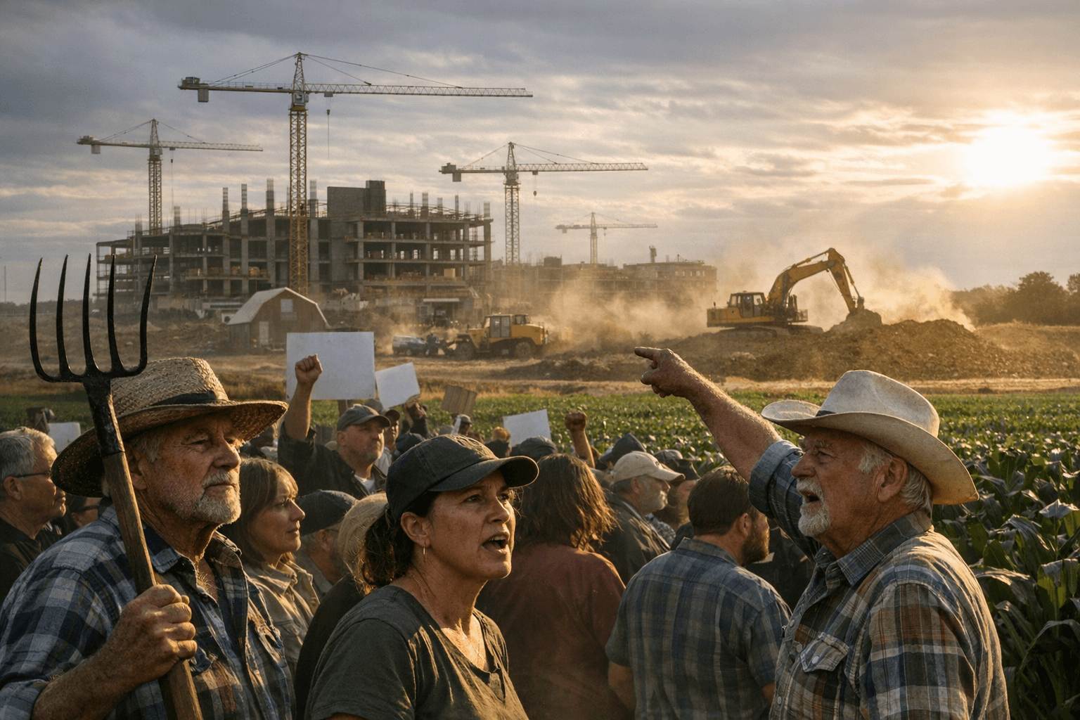 Residents and Farmers Rally Against Massive SEDA Development Plan