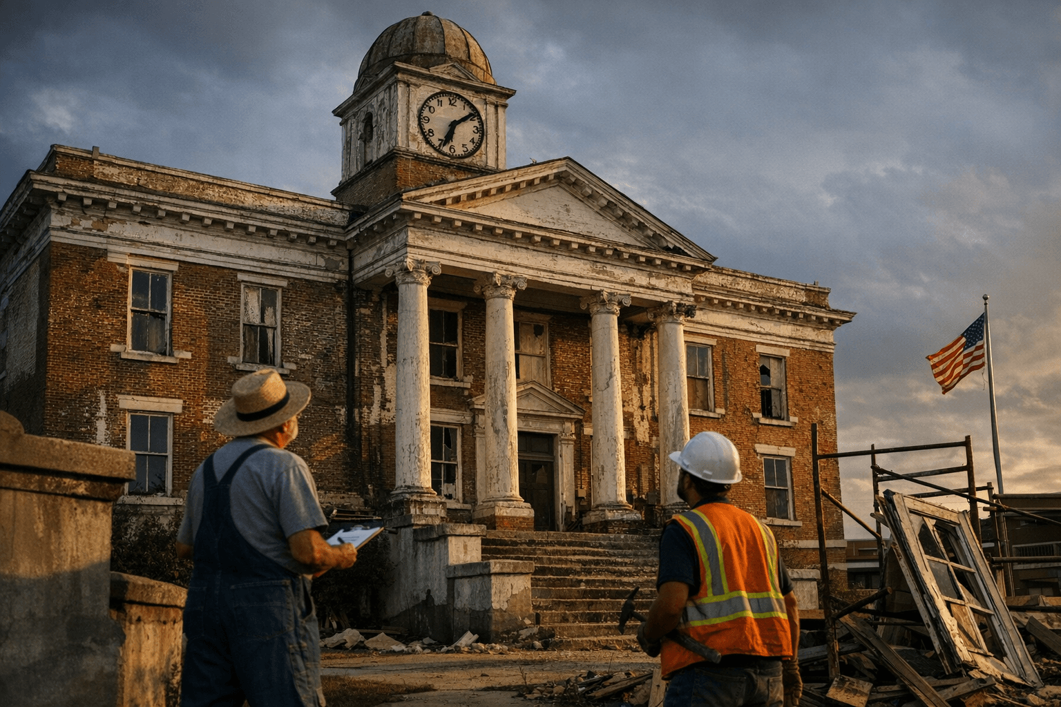 Quitman County Courthouse in Marks Faces Preservation, Rehabilitation Effort