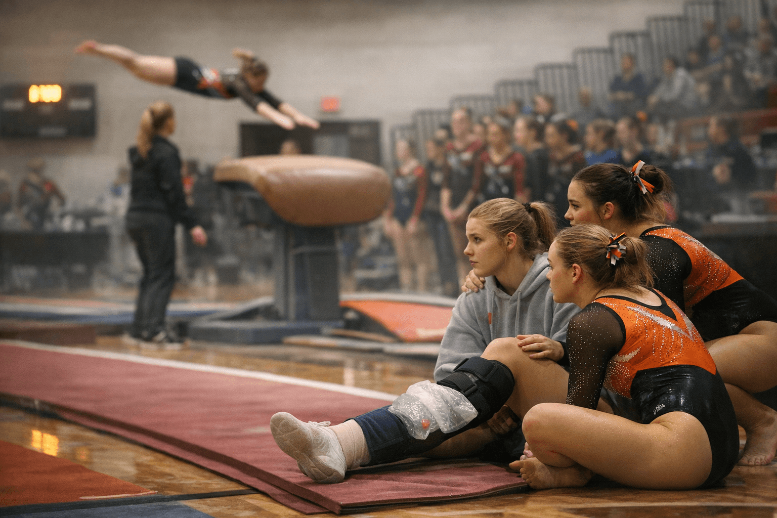 Jamestown gymnastics rallies without seniors at Mandan Invitational