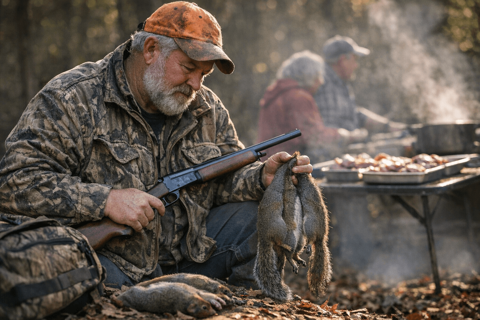 Toby Benoit Hunts Squirrels with Beloved .410 to Feed Community