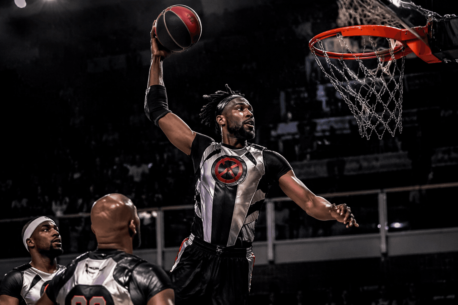 Bakari Copeland brings scoring, dunk contest flair to SlamBall