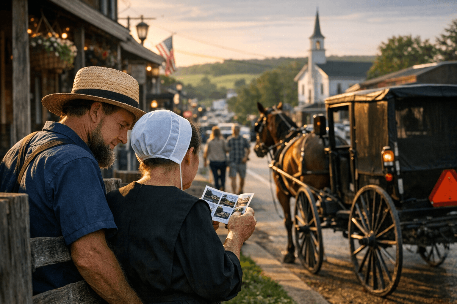 Compact visitor guide highlights four walkable Holmes County stops