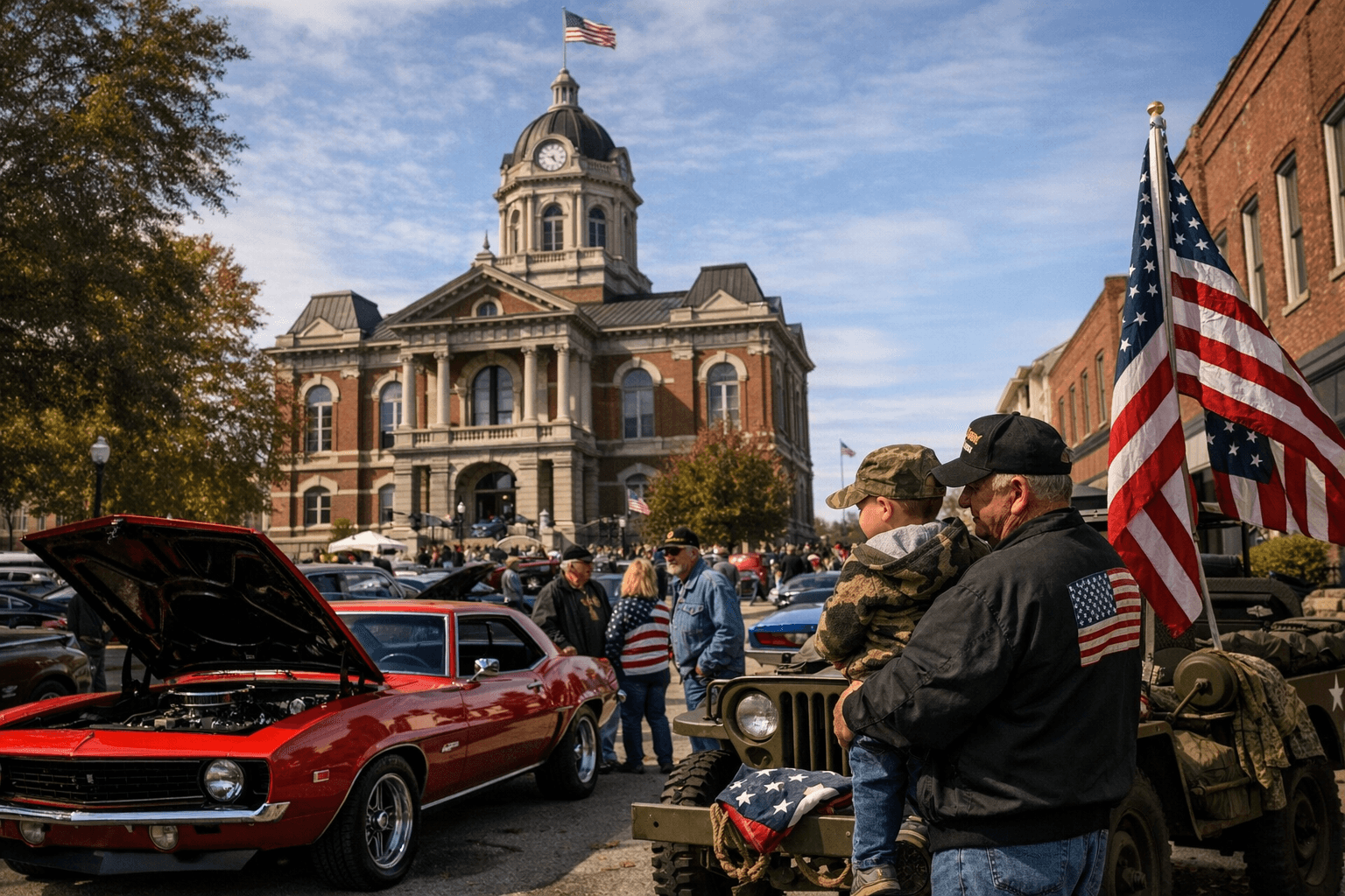 Perry County Veterans Day Car Show Returns to Tell City Courthouse