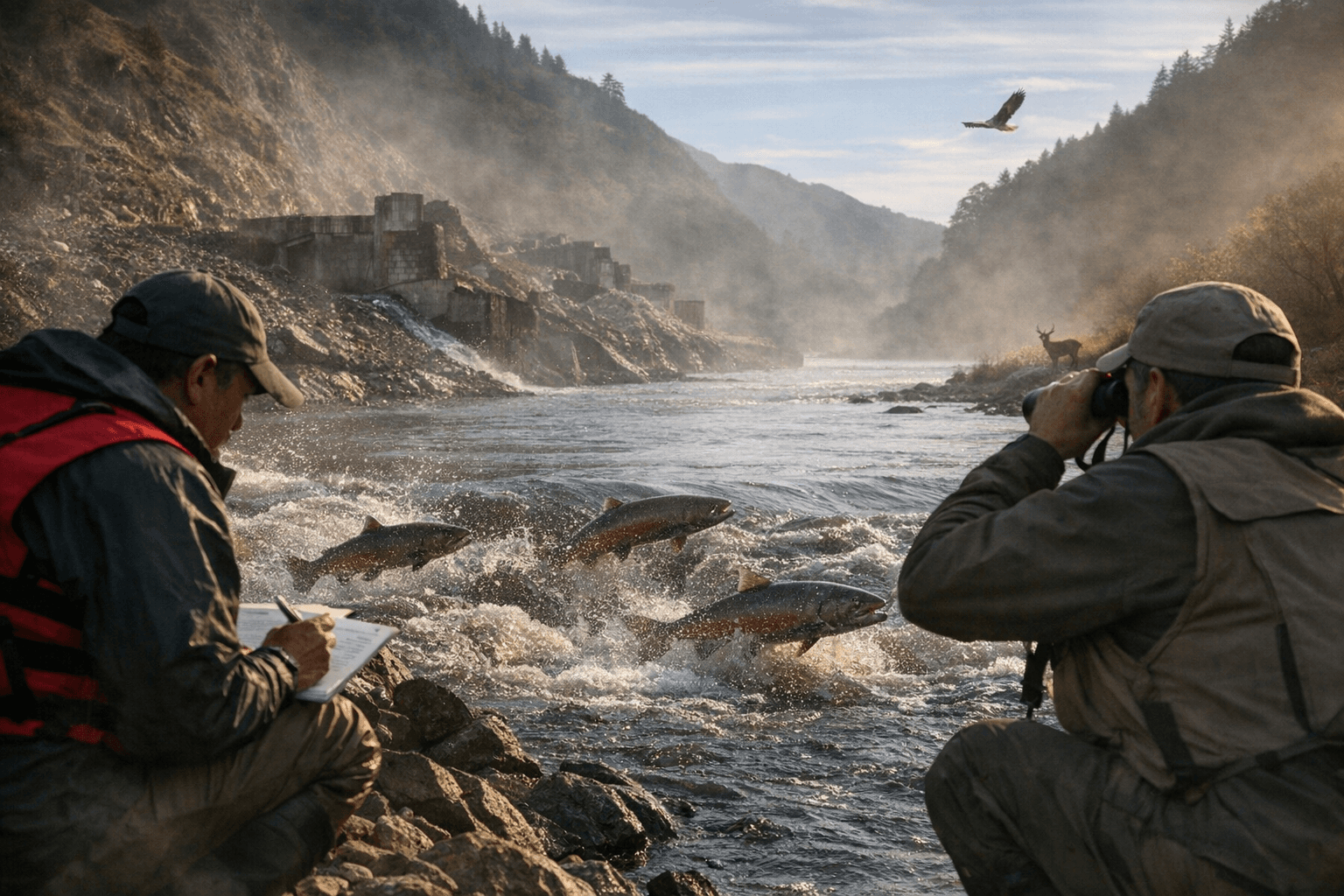 Klamath River Dam Removal Spurs Early Salmon and Wildlife Recovery
