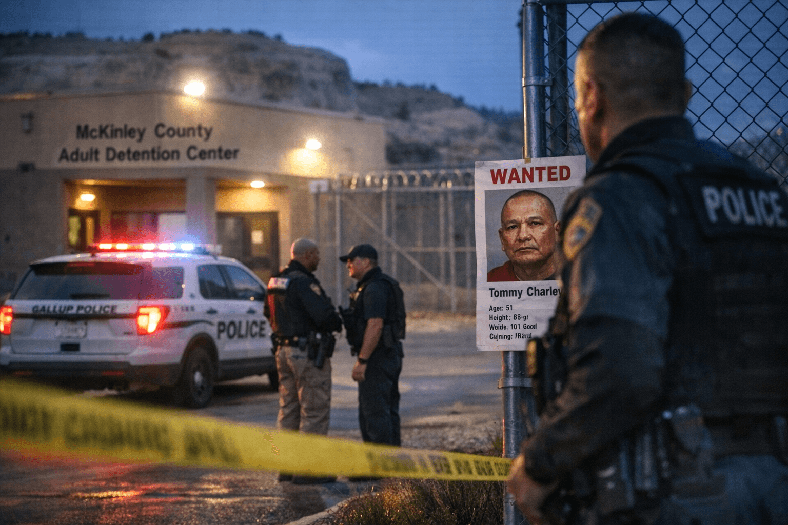 Gallup Police Seek Public Help Locating Missing Inmate Tommy Charley