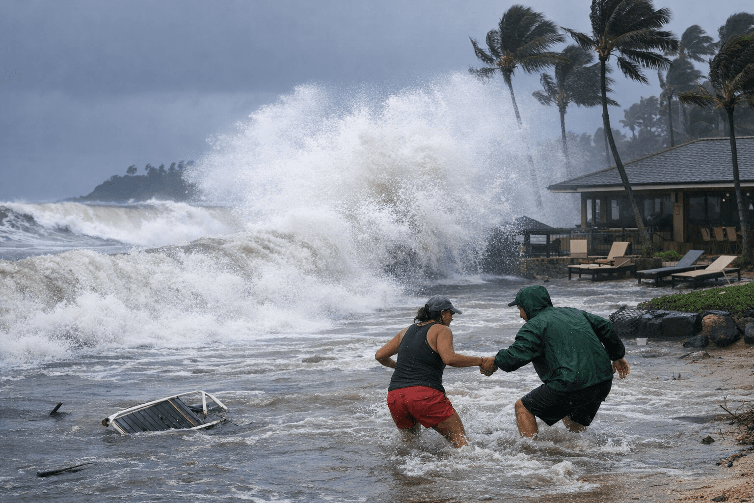High Surf Advisory Raises Flood and Safety Risks for Kauaʻi Shores