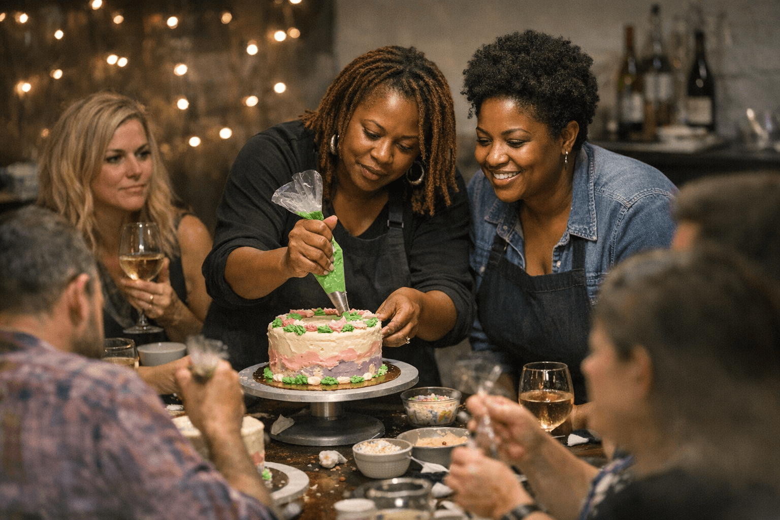 Mel Hanley and Gena DuBose launch adult Cake+Sip pop-ups in Asheville