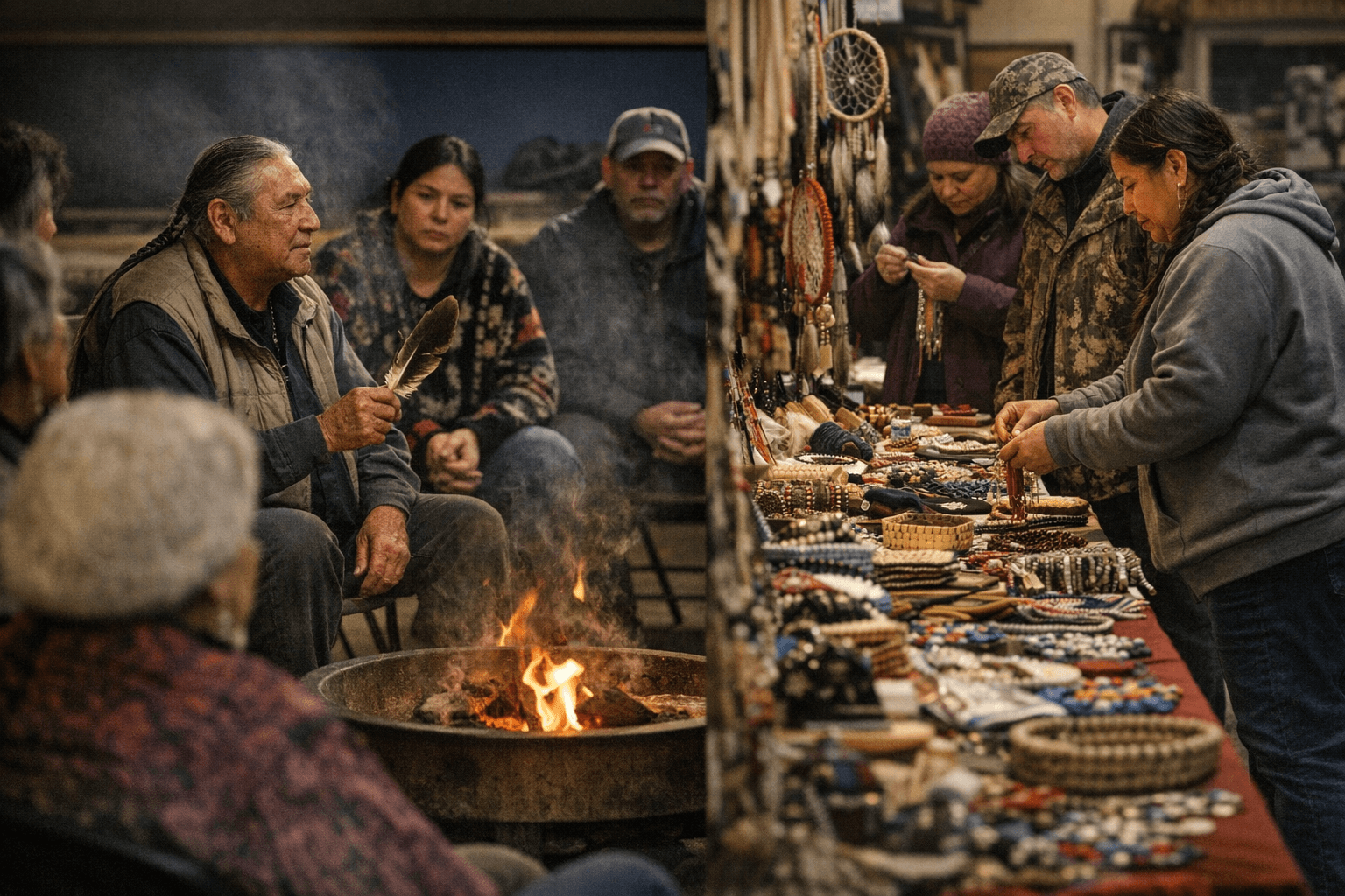 Keshena Recovery Circles and Art Sale Brought Community Together