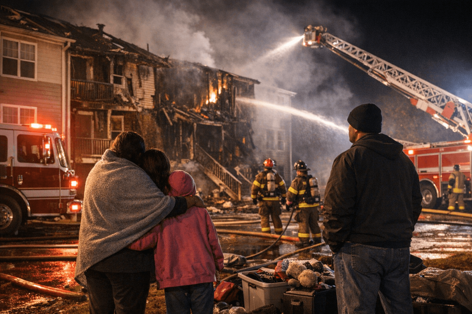 Three Families Displaced After Wake Forest Apartment Fire on Heritage Lake Road