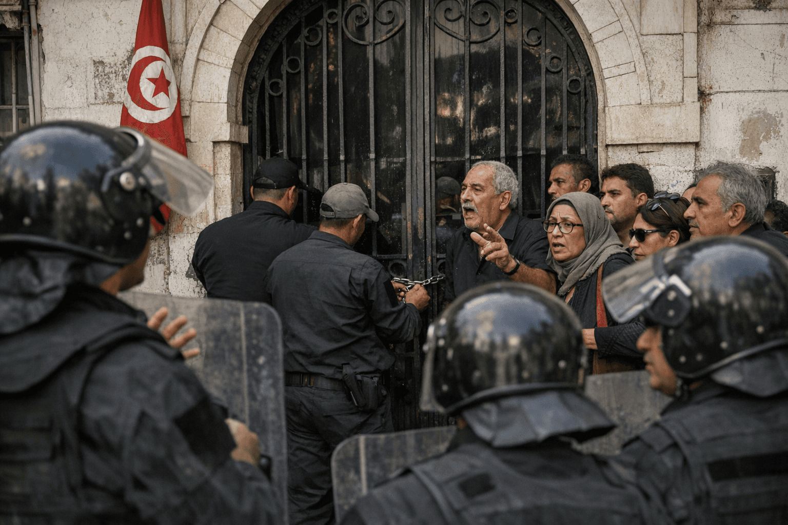 Tunisia suspends Nobel-winning rights group amid widening crackdown
