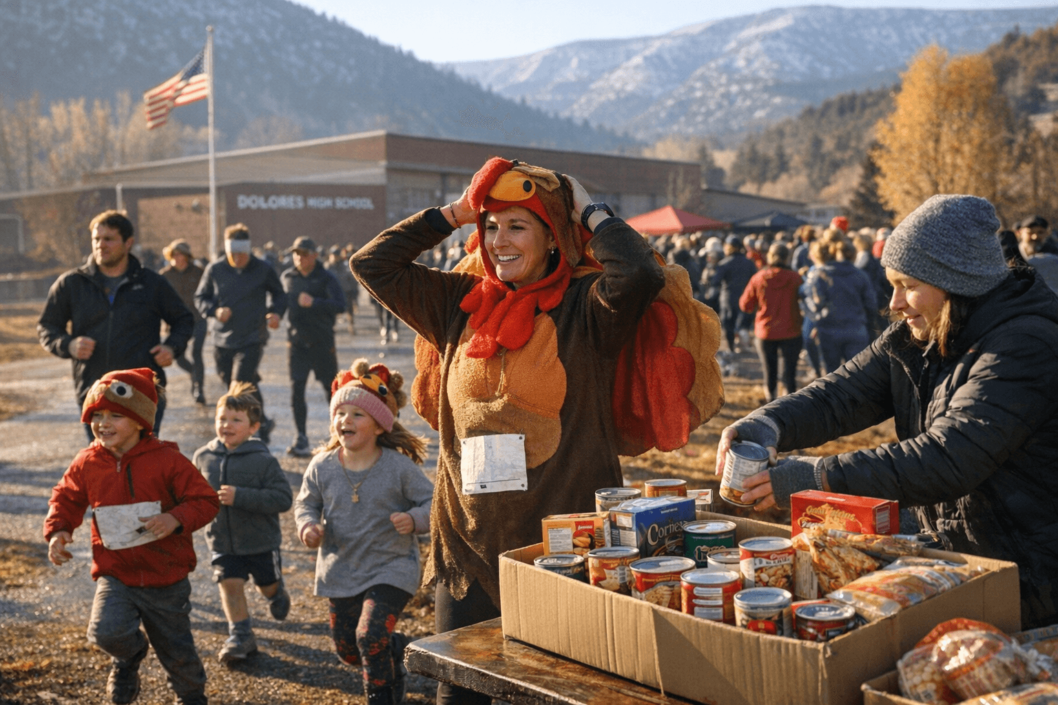 Dolores Community Comes Together for Tenth Annual Turkey Trot