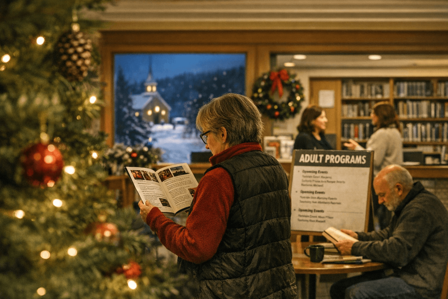 Abbott Library Posts Holiday Week Adult Programs, Sunapee Residents Advised