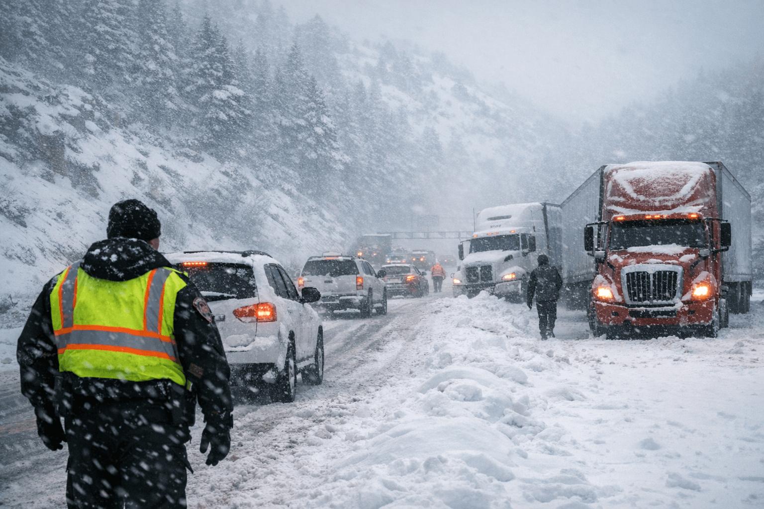 Snowstorm Forces I‑25 Closure Near Raton Pass, Disrupts Trinidad Travel