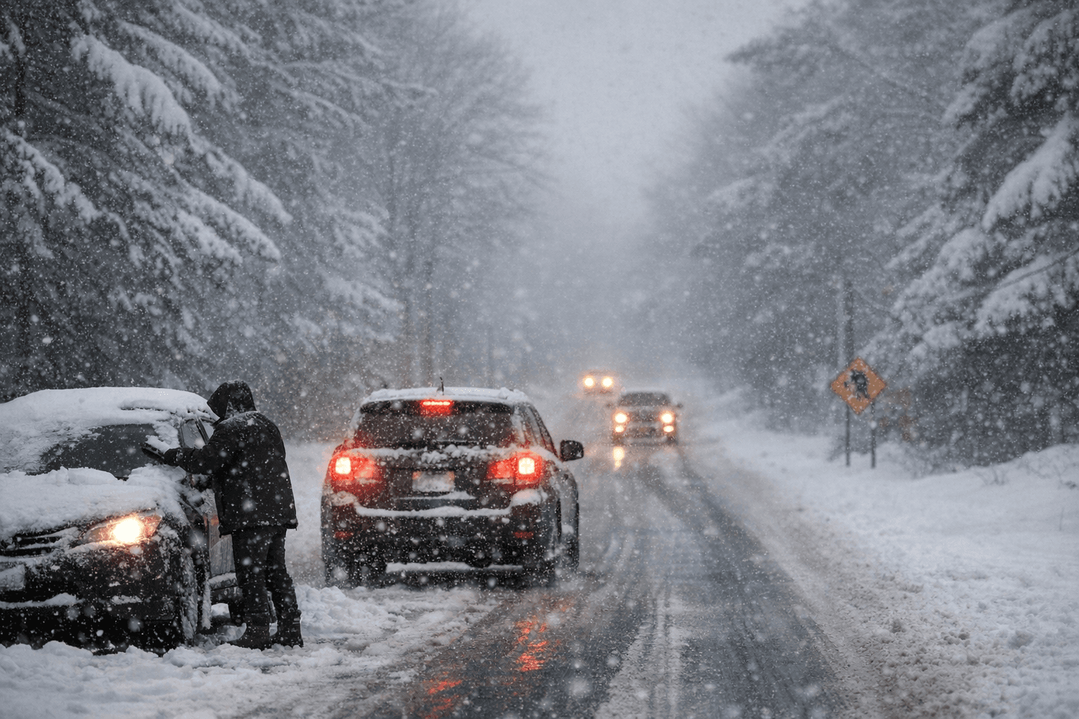Lake Effect Snow Advisory Hits Grand Traverse County, Expect Slick Roads