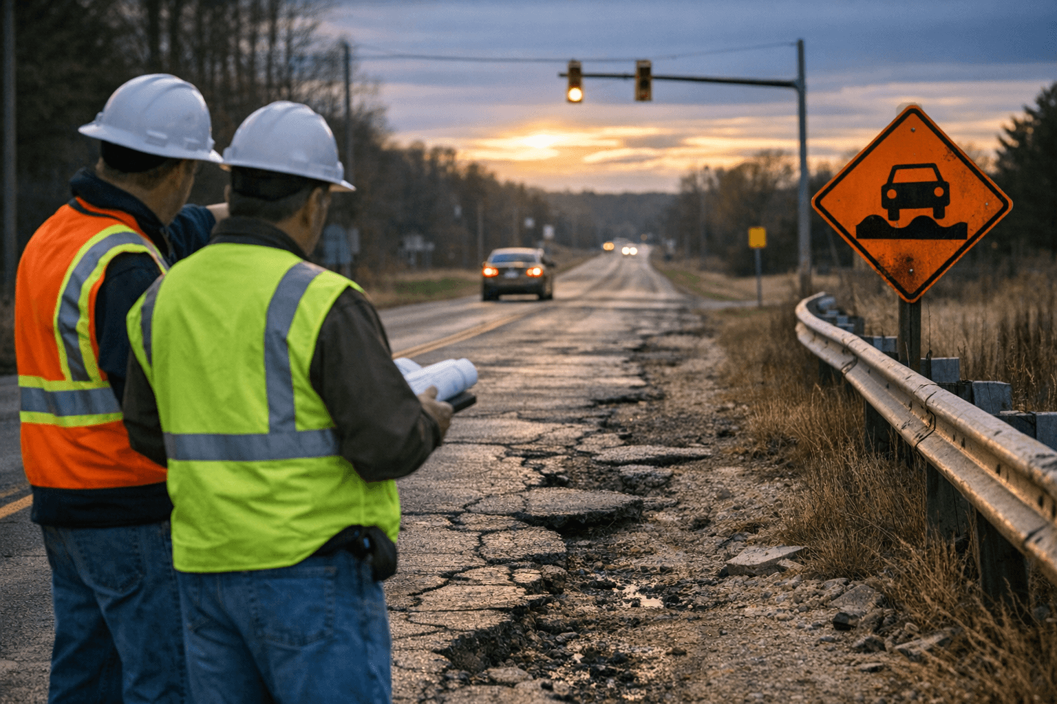 Road Commission Advances Safety Projects, Orders Design Work for Franke Road Rehab