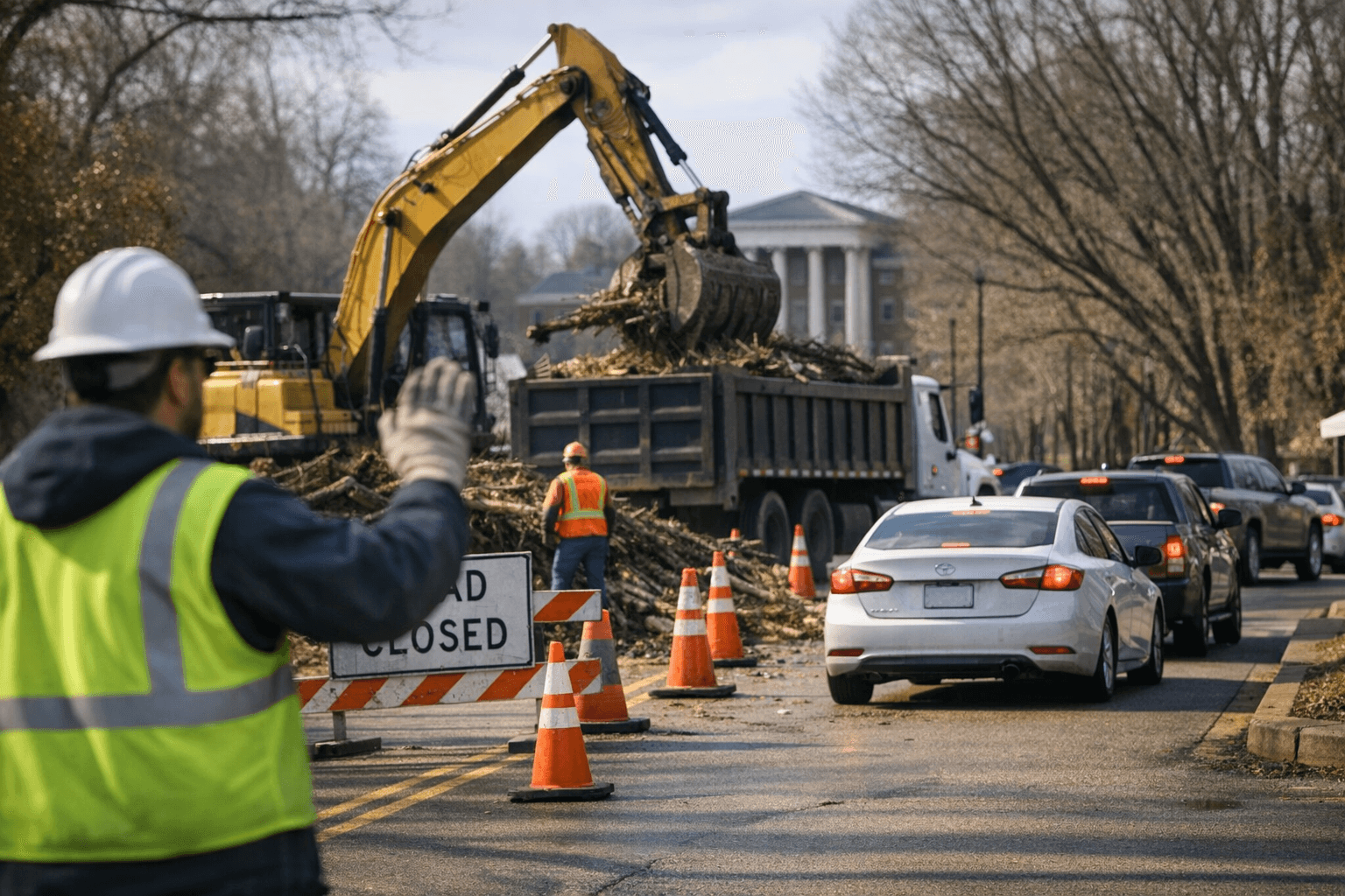 Debris Removal Planned on Gertrude Ford Avenue March 11, Causing Traffic Detours