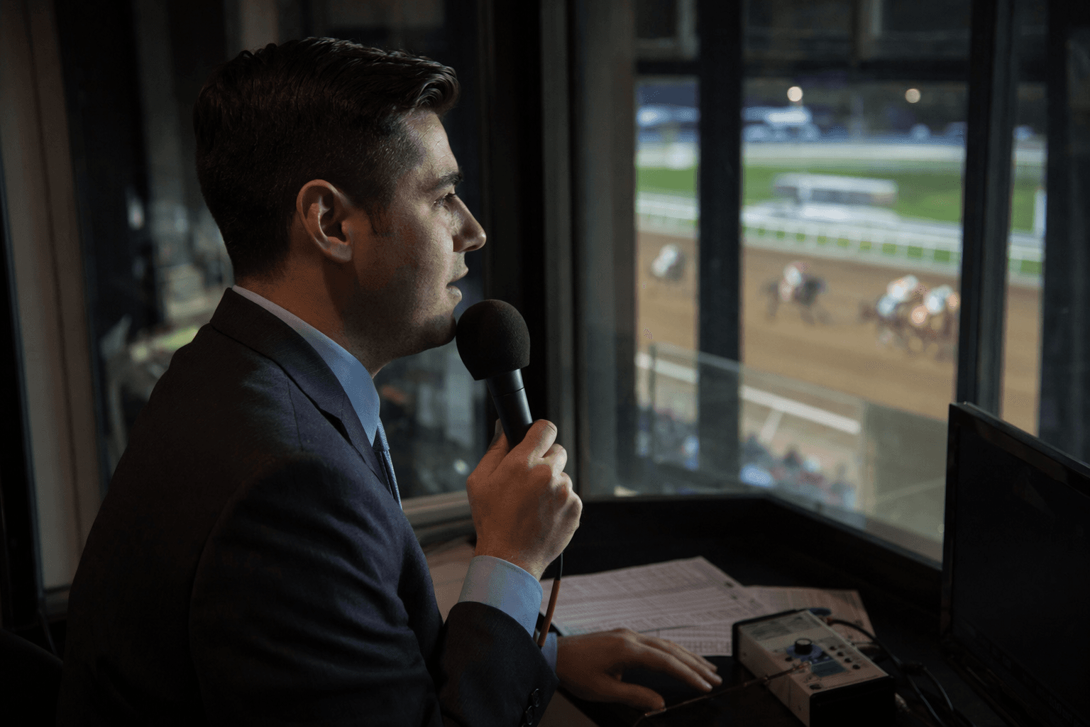 Nathan Klein Named Full-Time Announcer at Penn National Race Course