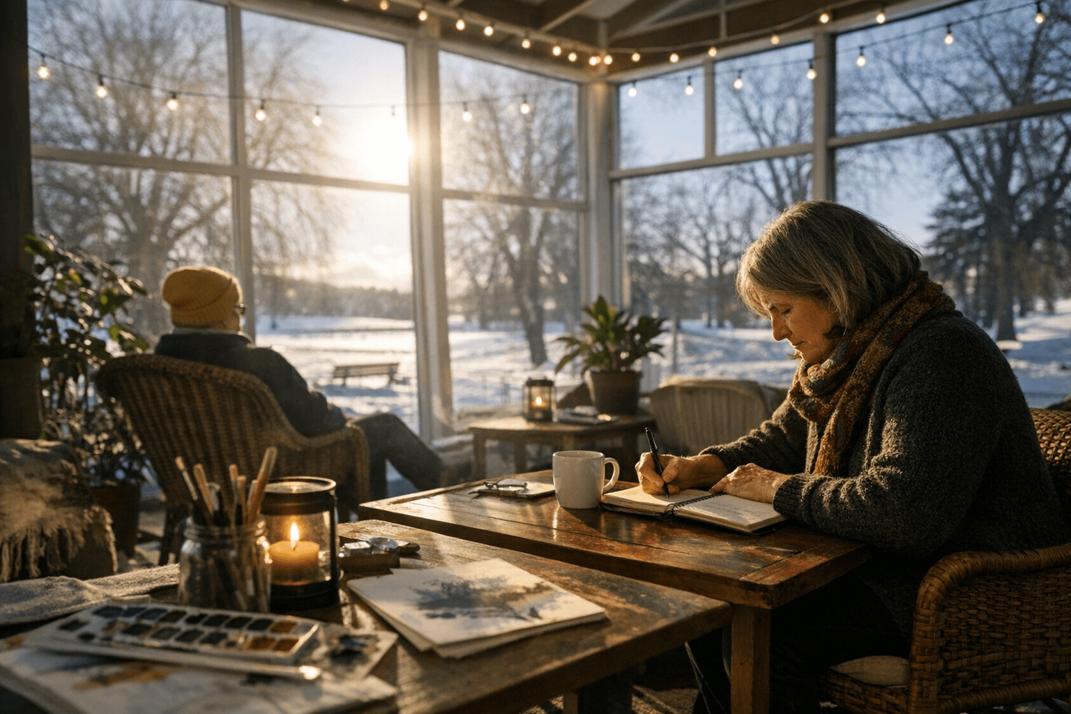 Fergus Falls pop-up Sunroom offers winter light and creative refuge