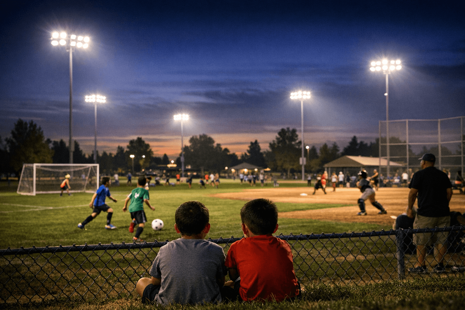 Koligian Park Gets New Lights, Evening Access for Fresno