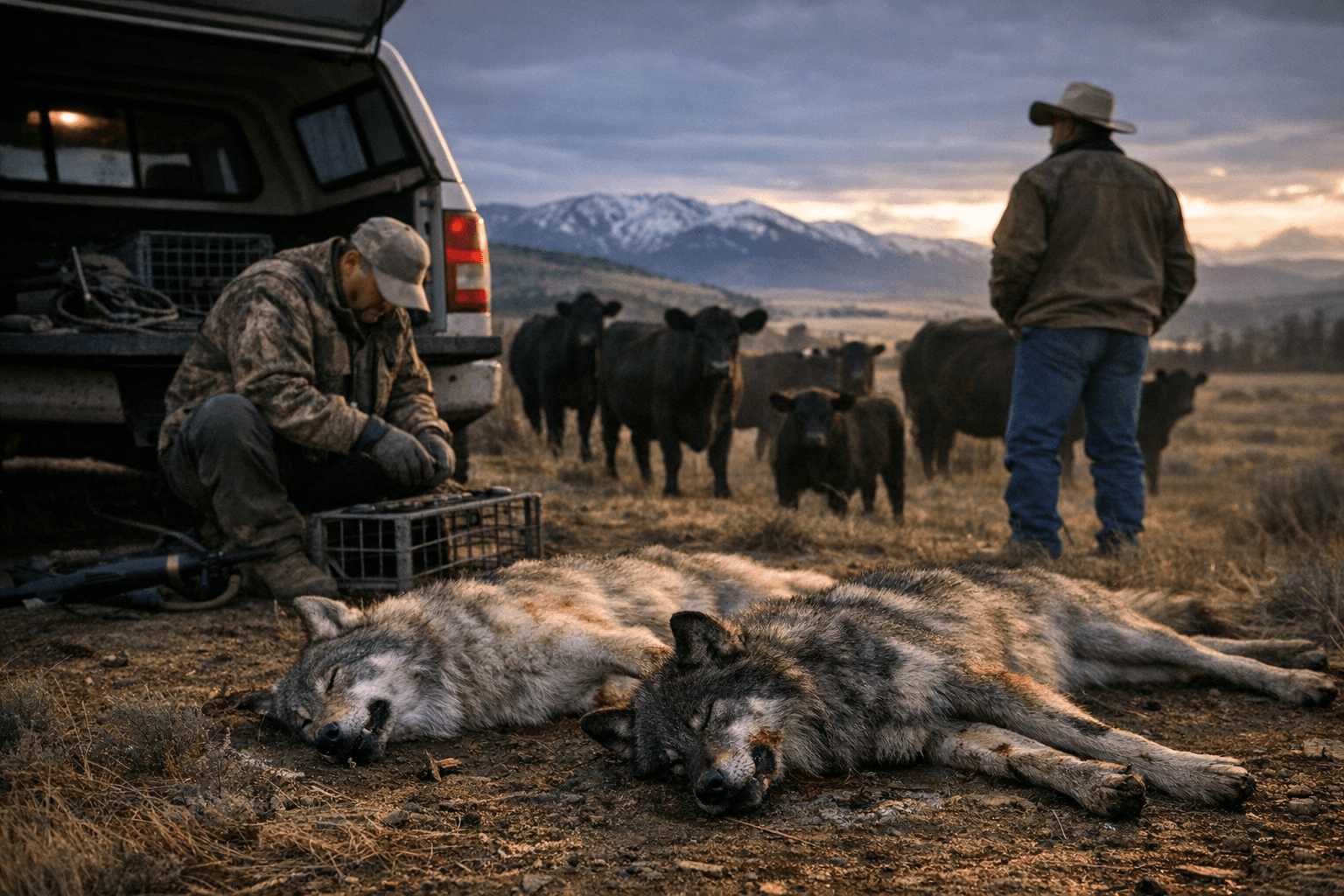 USDA Wildlife Services kills two Keating Valley wolves after cattle attacks