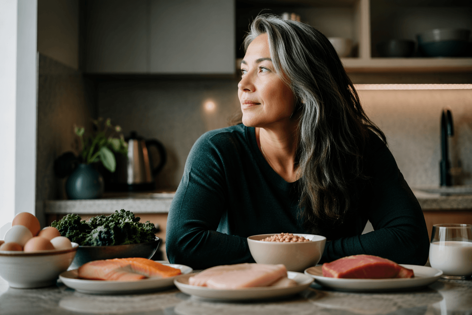 How much protein do perimenopausal women need?
