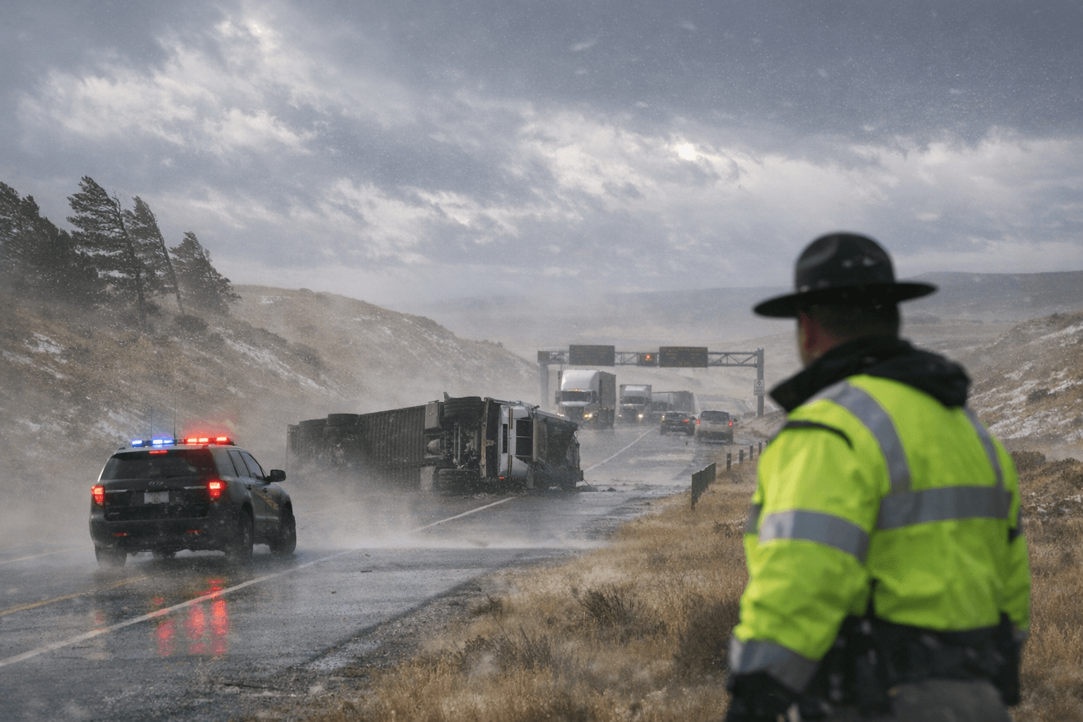 High Wind Warning in Southeast Wyoming disrupted travel and prompted agency restrictions