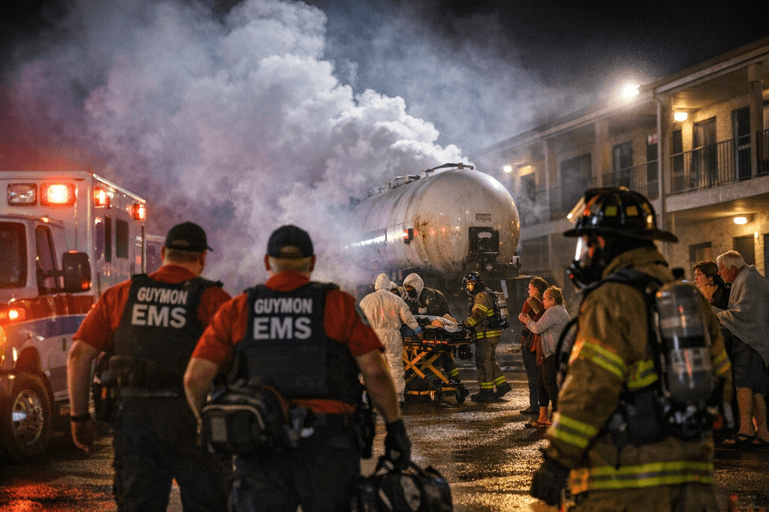 Guymon EMS Sent to Weatherford After Anhydrous Ammonia Release, Evacuations Ordered