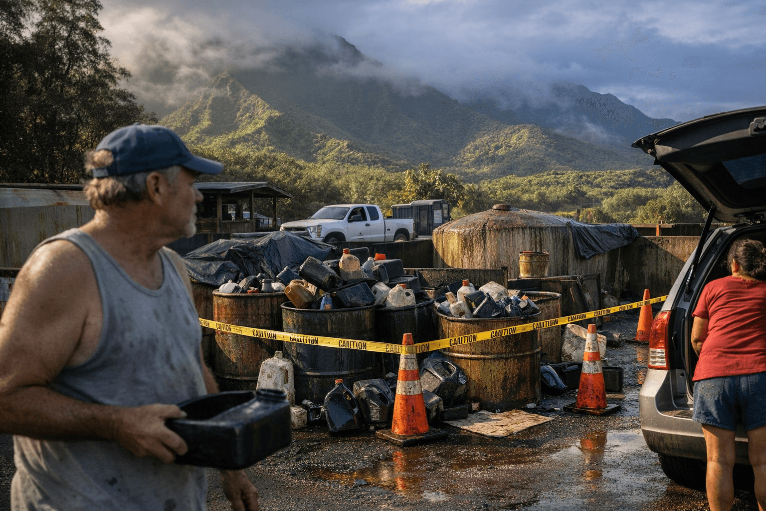 Hanalei Transfer Station Stops Accepting Motor Oil, Residents Advised