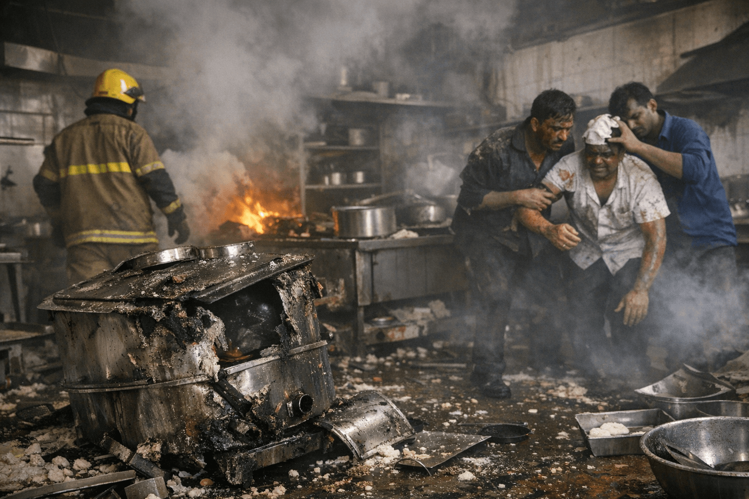 Idli steamer explosion at Chutney’s Hotel in L.B. Nagar injures four