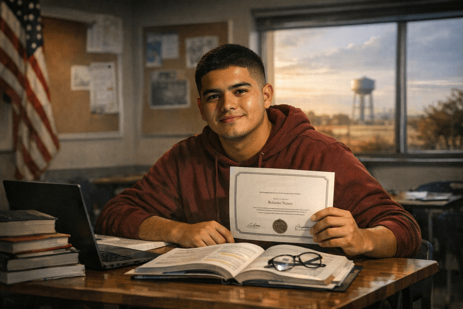 Jim Wells County Student Rolando Nunez Makes UMGC Fall Dean's List