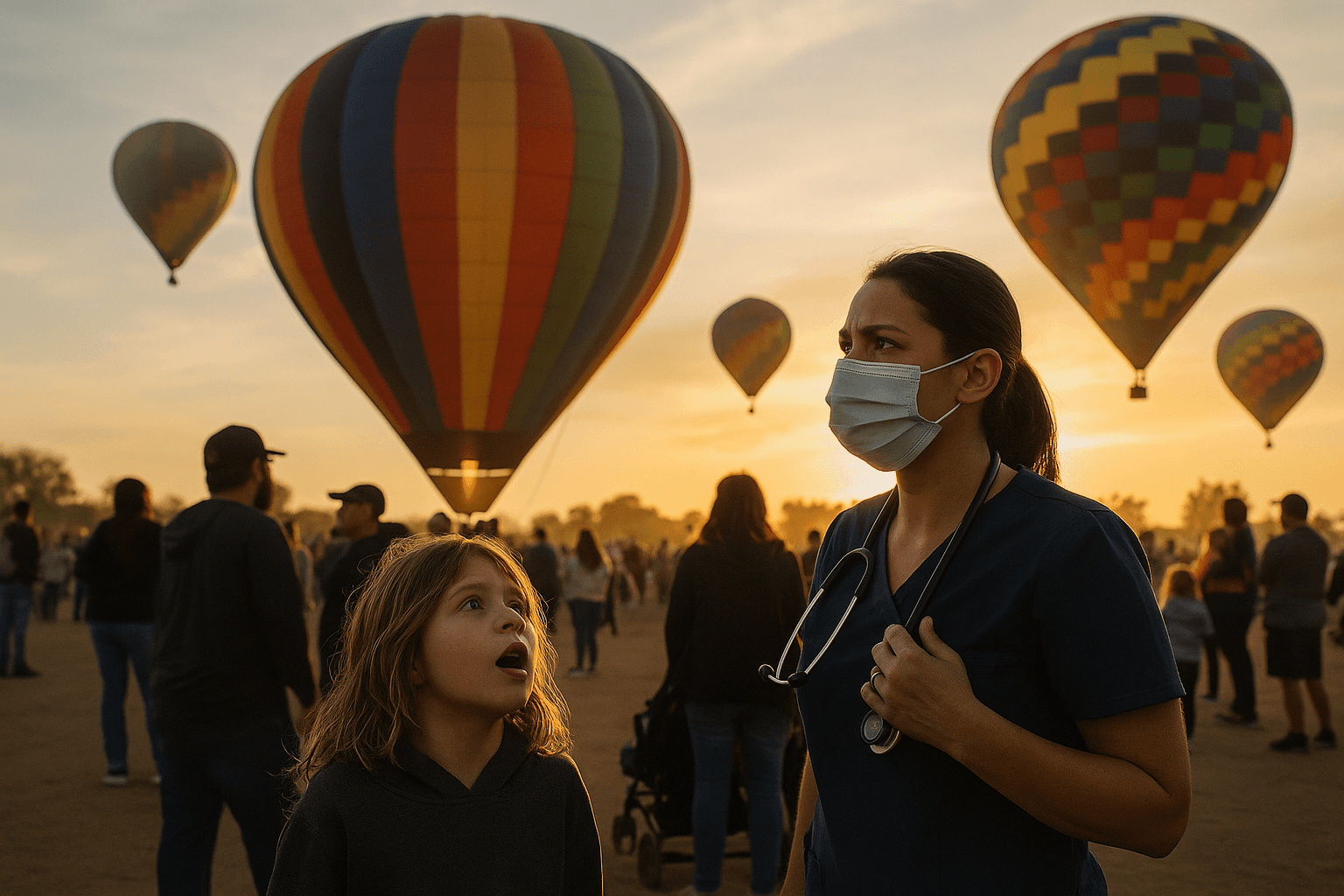 Balloon Festival Brings Community Joy and Public Health Questions