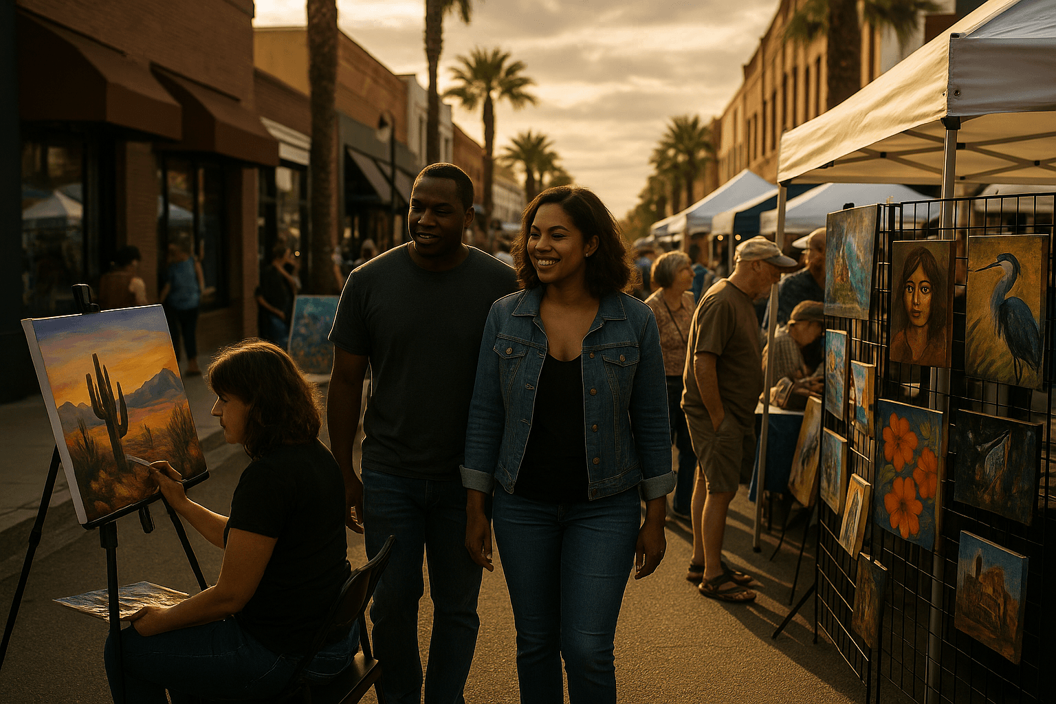 Yuma North End Art Walk Brings Downtown Artists and Community Together