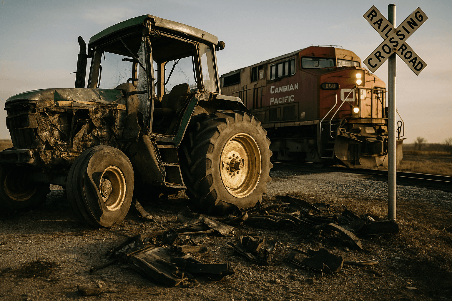 Henning Farmer Recovering After Tractor Collides With Southbound Train