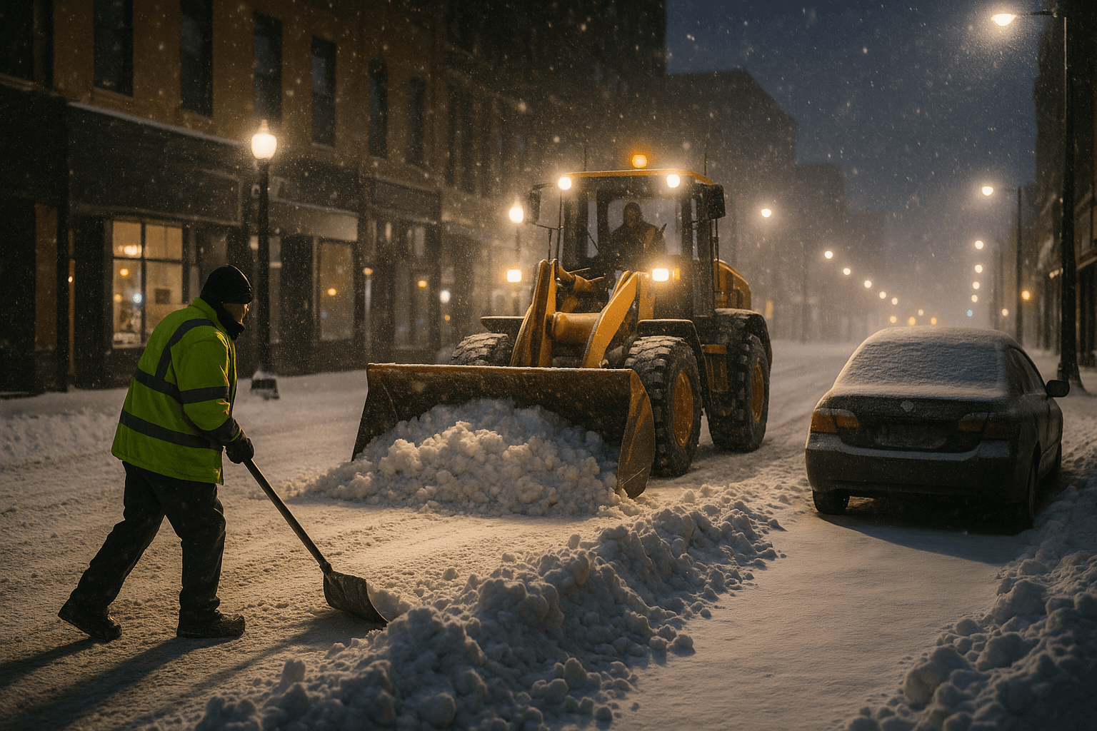 Jamestown Crews Begin Emergency Snow Clearing, Downtown Plowing Tonight