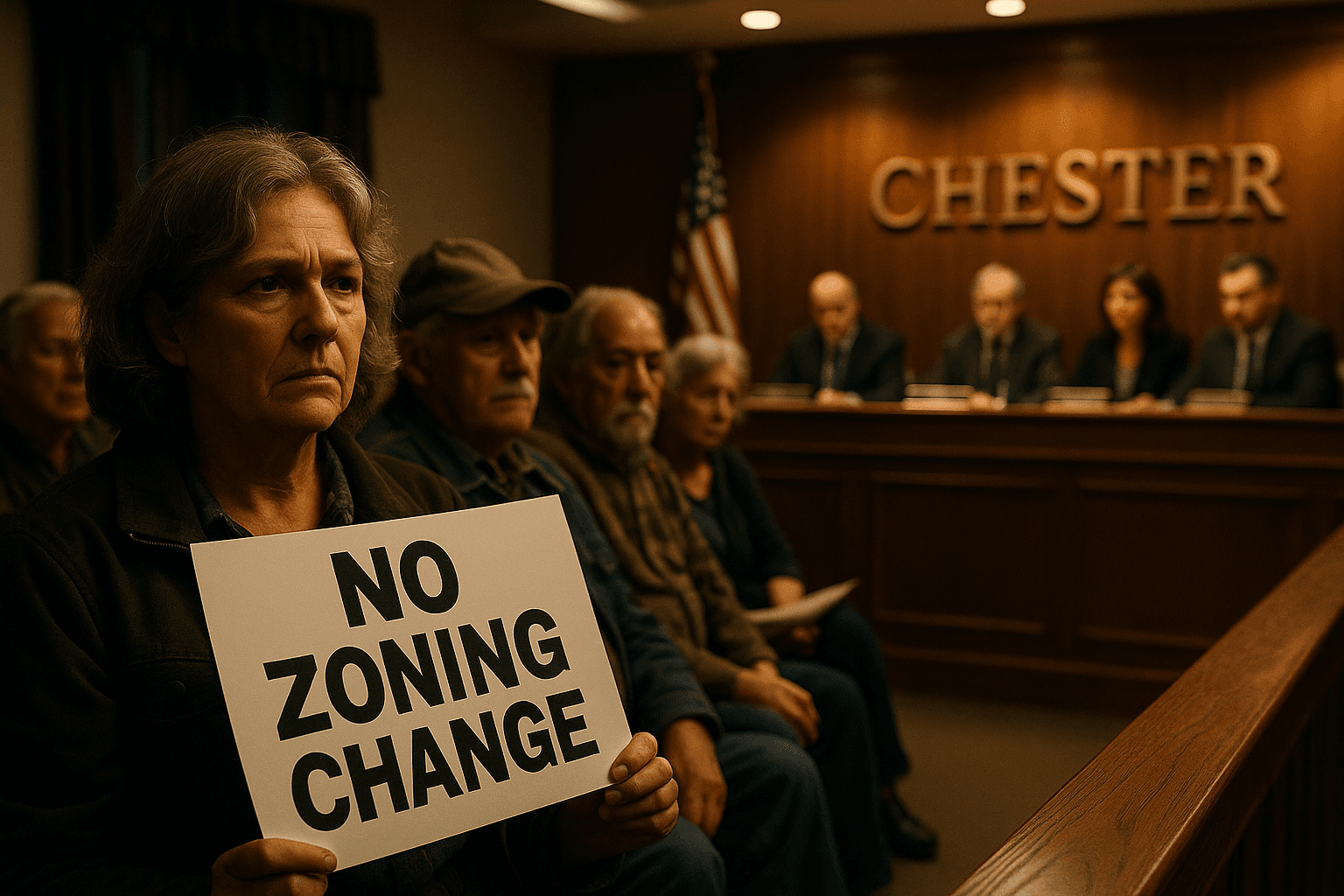Chester residents oppose zoning change, board approves modest tax increase