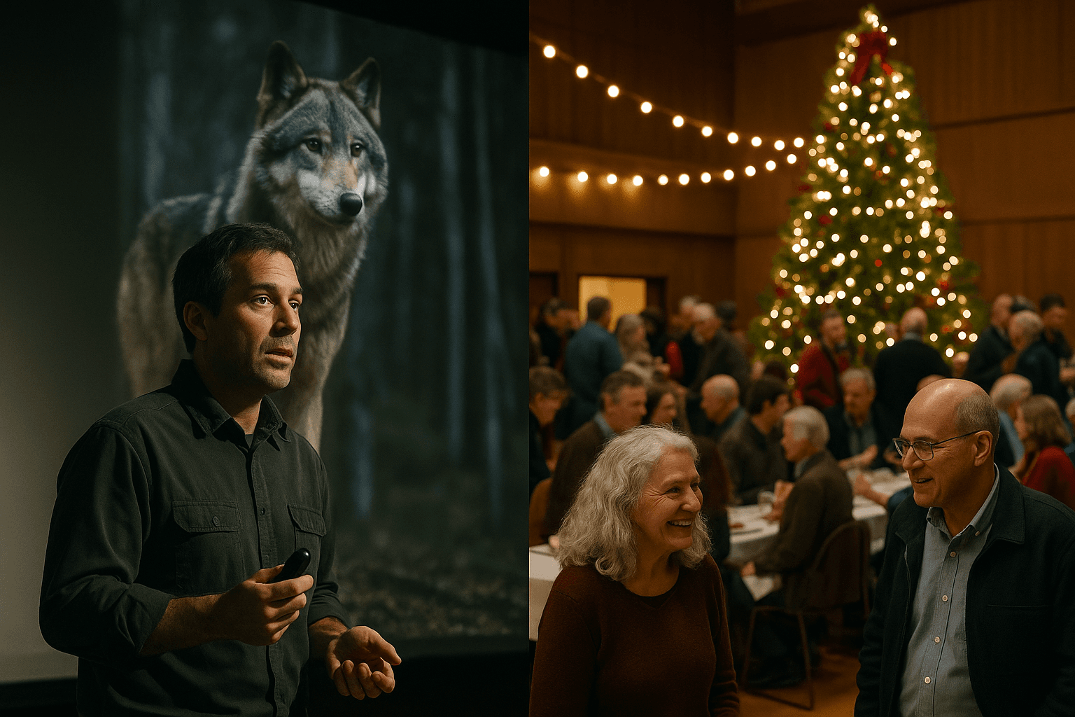 Local Calendar Spotlights Wolf Talk, Rotary Holiday Fundraiser
